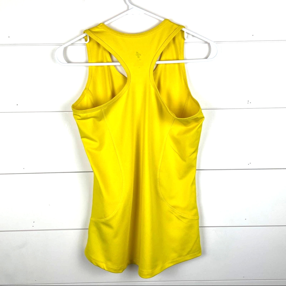 Jofit Yellow Racerback Performance Tank - Picture 3 of 6